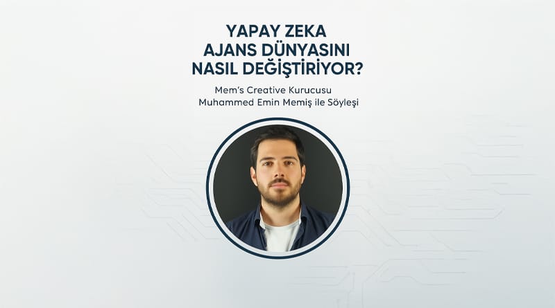 Ajanslarda Yapay Zekâ Mem’s Creative Kurucusu Muhammed Emin Memiş ile Söyleşi